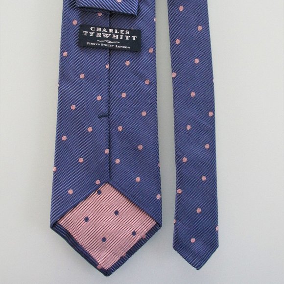 Charles Tyrwhitt Men's Silk Tie - Picture 3 of 4